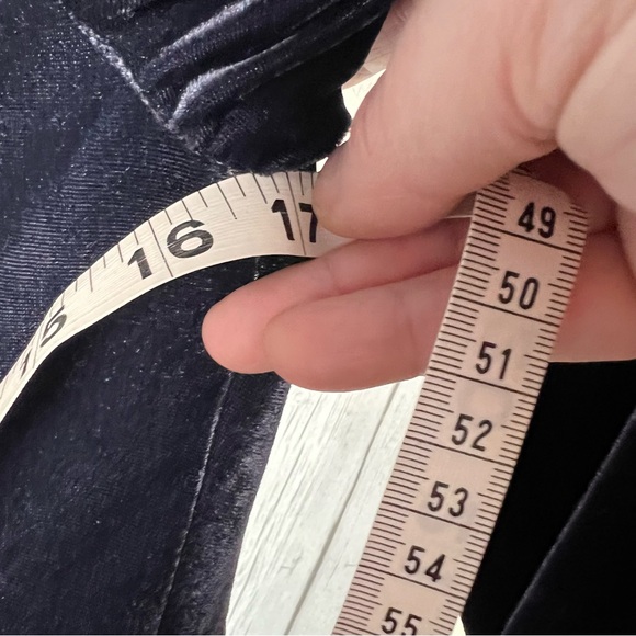 INC International Concepts Velvet Blazer with Ruffles size S - Picture 7 of 8